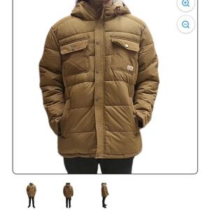 NWOT HFX Heritage Olive Hooded Jacket - Size L